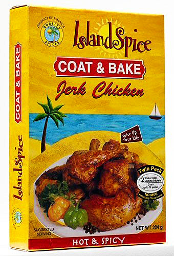 Island Spice Coat & Bake Jerk Chicken 224g Jamaican