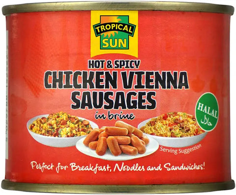 Tropical Sun Hot & Spicy Chicken Vienna Sausages 200g
