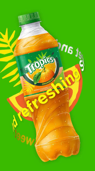Tropics Orange 591ml Jamaican