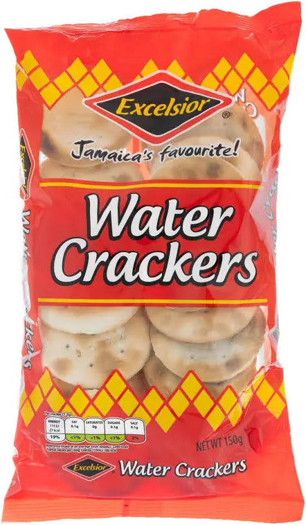 Excelsior Water Crackers 150g Jamaican