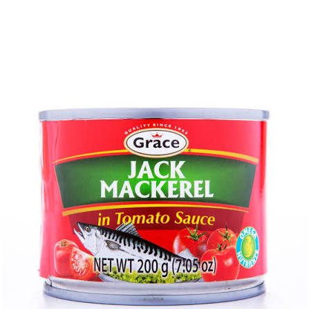 Grace Jack Mackerel In Tomato Sauce 200g Jamaican