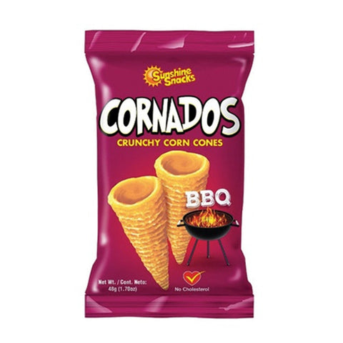 Sunshine Snack Cornados Bbq Pack Of 12 48g