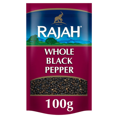 Rajah Whole Black Pepper 100g