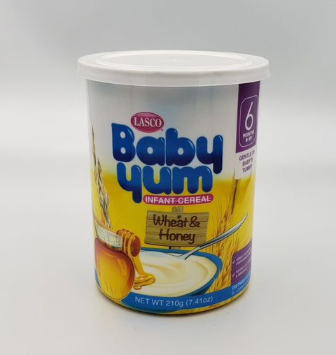 Lasco Baby Yum Infant Cereal Wheat & Honey 6 Months Jamaican