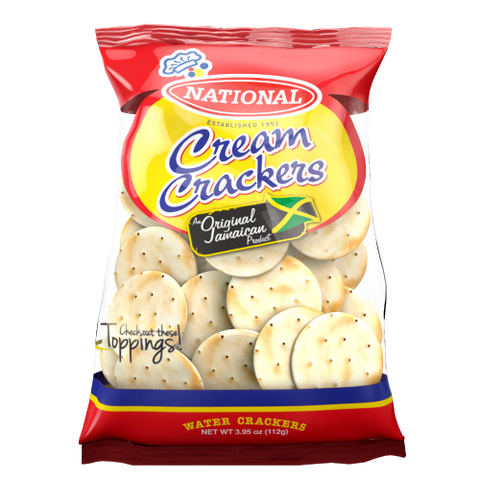 National Cream Crackers 112g Jamaican