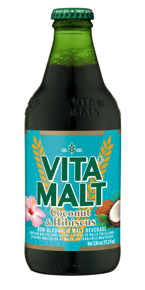 Vita Malt Coconut & Hibiscus 330ml Pack Of 6