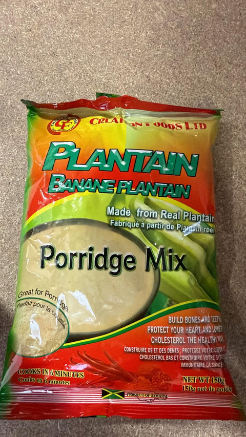 Creation Foods Plantain Porridge Mix 150g Jamaican