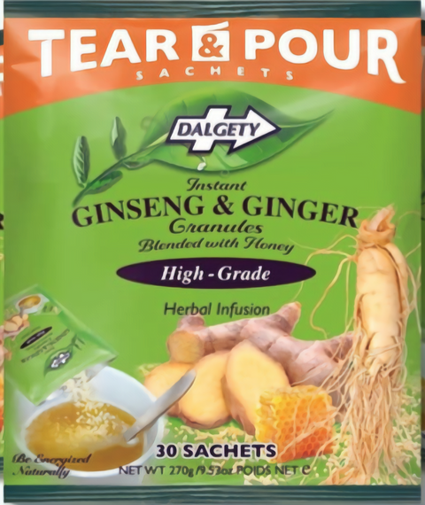 Dalgety Ginseng & Ginger Herbal Tea Pouch 30 Satchets