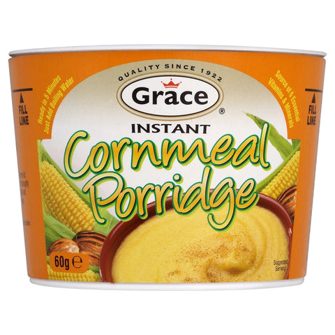 Grace Instant Cornmeal Porridge 60g Case Of 12
