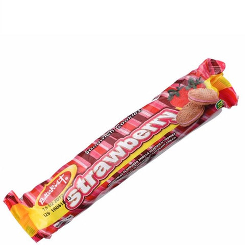 Butterkist Strawberry Sandwich Cookies 125g Jamaican