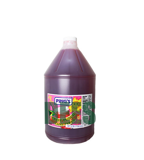 Pings Fruit Punch Cane Syrup 1 Litre