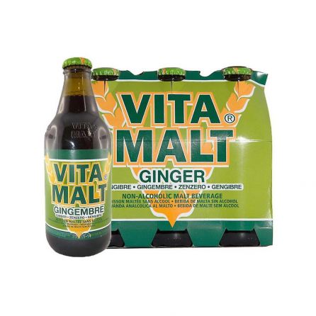 Vita Malt Ginger 330ml Pack Of 6