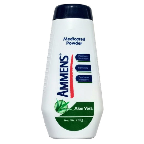 Ammens Medicated Powder Aloe Vera 250g