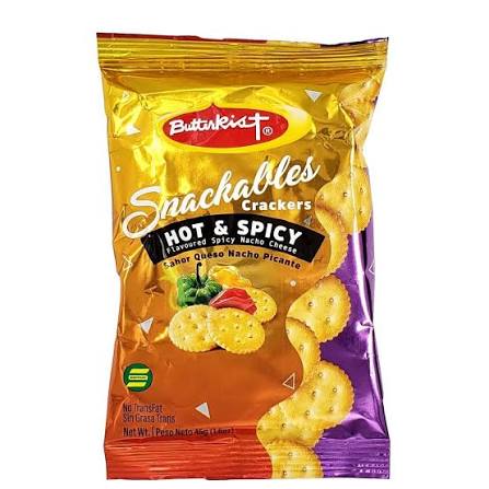 Butterkist Snackables Hot & Spicy 45g Jamaican
