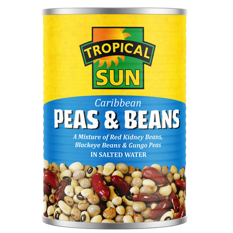 Tropical Sun Peas & Beans Cans 400g