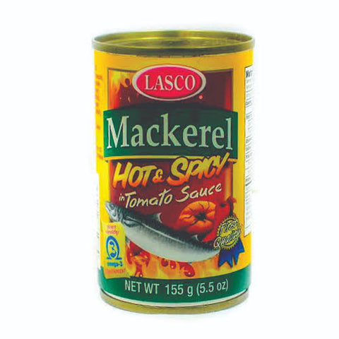 Lasco Mackerel Hot & Spicy In Tomato Sauce 155g