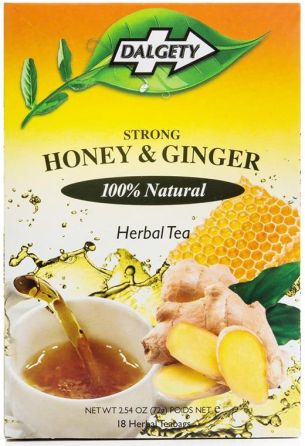 Dalgety Strong Honey & Ginger Tea (18 Herbal Teabags)