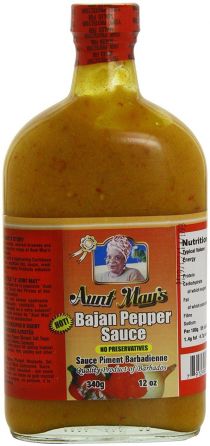Aunt Mays Bajan Pepper Sauce 340g