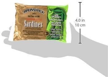 Brunswick Sardines with Hot Peppers 106g (Pack Of 12)