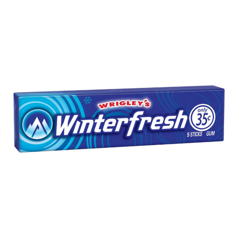 Wrigleys Winter Fresh Chewing Gum 5 Stick (10 Pack)